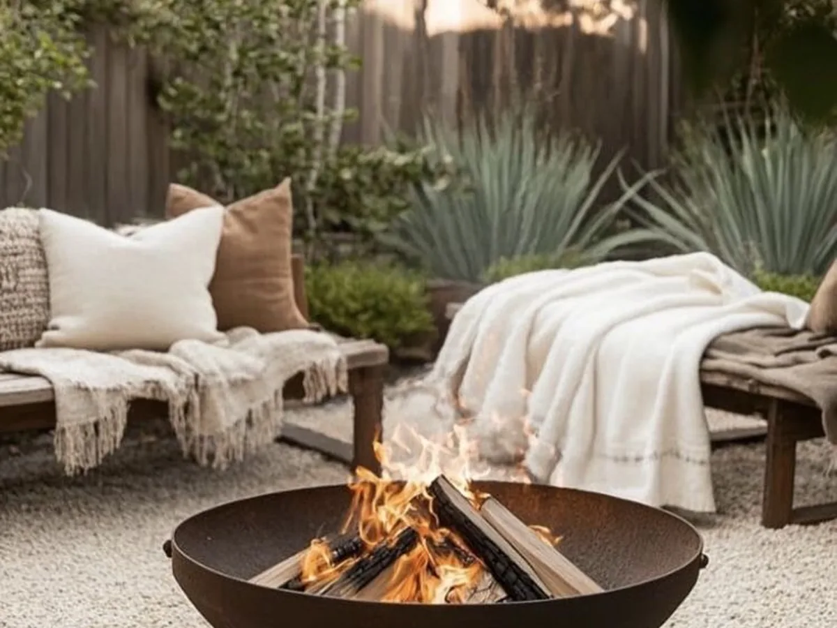 Brasero / firepit para terraza