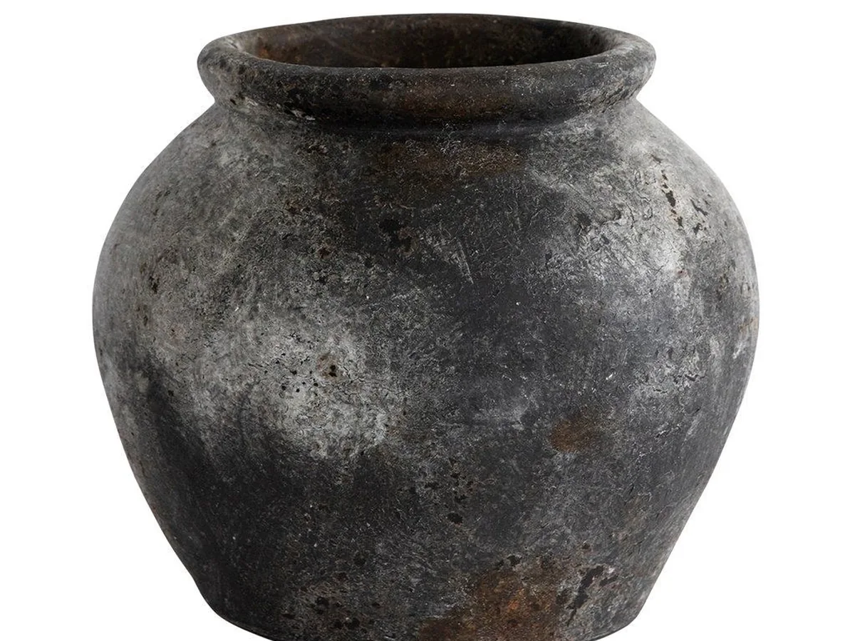 Maceta grande de barro